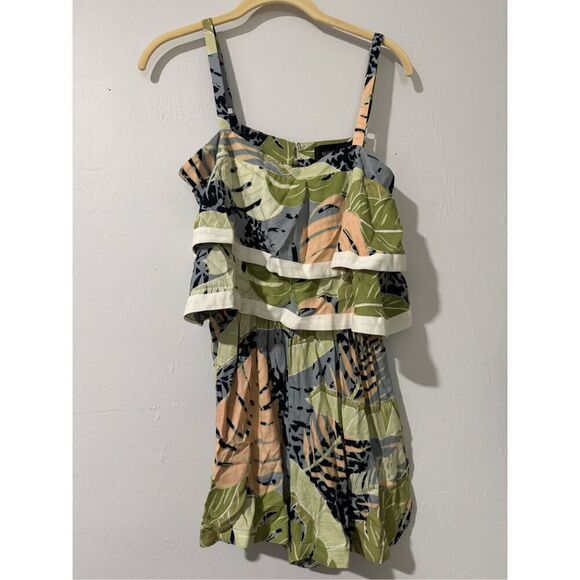 MinkPink Aloha playsuit green Muti tiere M - Picture 2 of 8